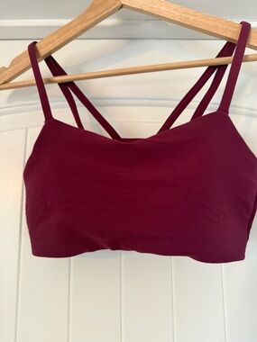 all in motion Burgundy Strappy Sports Bralette